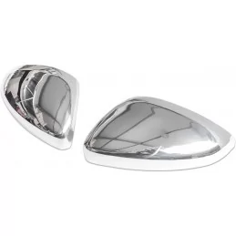 Spegelkåpor i kromad aluminium för Peugeot 2008 2013-2024