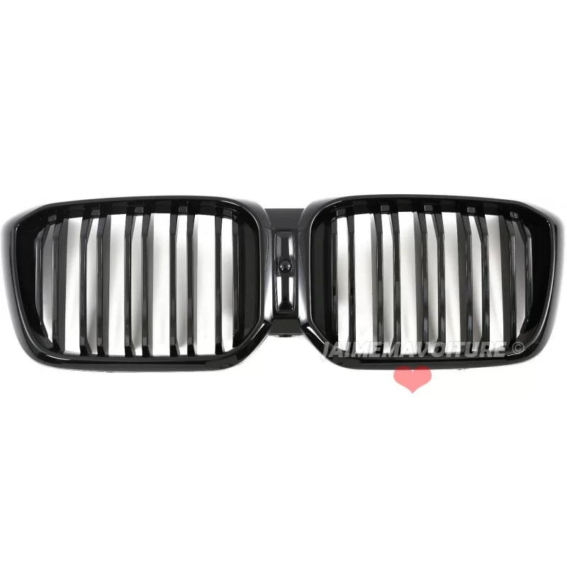 Svartlackerad grill X3 G01 X4 G02 Look M Competition