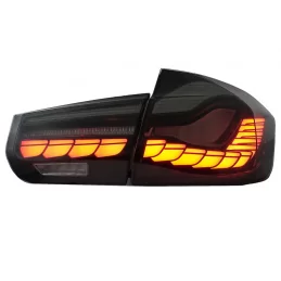 BMW 3-serie F30 LED-bakljus 2011-2019 M4 OLED-look - rökt