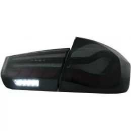 BMW 3-serie F30 LED-bakljus 2011-2019 M4 OLED-look - rökt