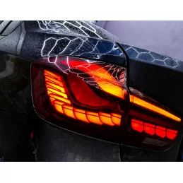 Feux arrières led BMW Série 3 2011-2019 look M4 OLED