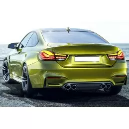 BMW 4-Serie 2013-2019 look M4 OLED LED-bakljus - Rökta