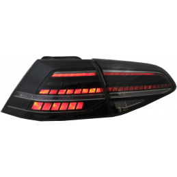 Frente faros led para VW Golf 7 - negro