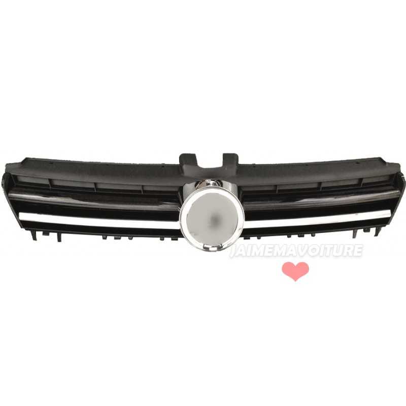 Frontgrill till VW Golf 7 2012-2017 look R20 svart krom