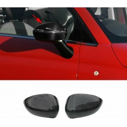 Couvres coques rétroviseurs en carbone pour FIAT 500 FIAT 500C 2007-2022