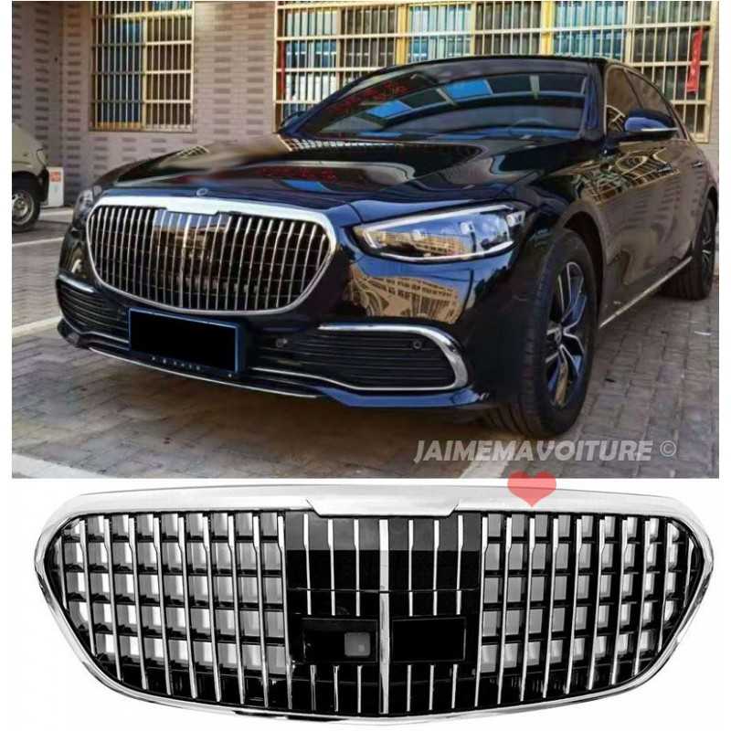 Frontgrill för Mercedes S-klass 2021-2024 Maybach-utseende