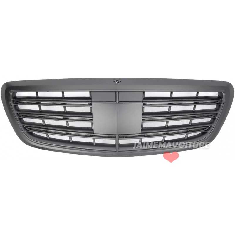 Svart grill för Mercedes S-klass W222 2013-2020