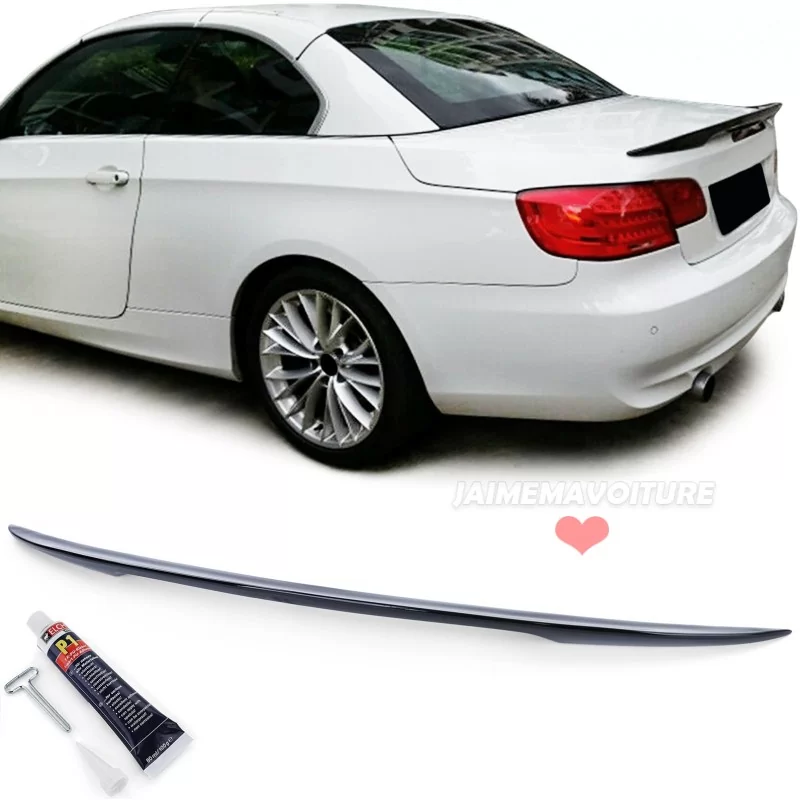 Spoiler voor BMW 3 Reeks E93 Cabrio zwart gelakt