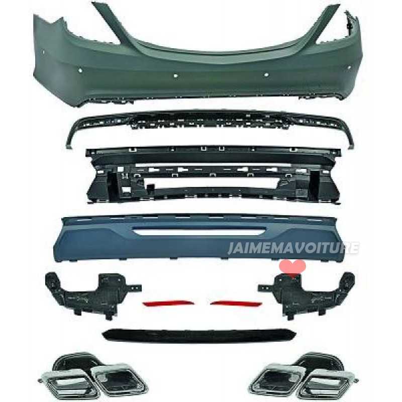 Sills look AMG S65 for Mercedes S-class W222 2013-2020