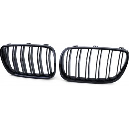 Griglia a doppia barra verniciata nera per BMW X3 2006-2010