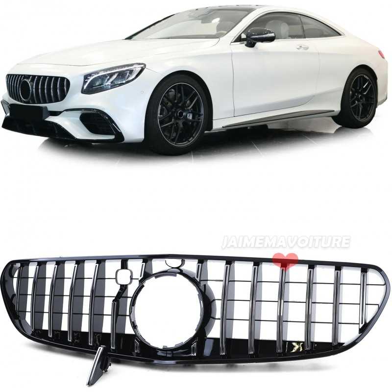 Frontgrill till Mercedes S-klass Coupé 2017-2020 - Vertikala lister i krom