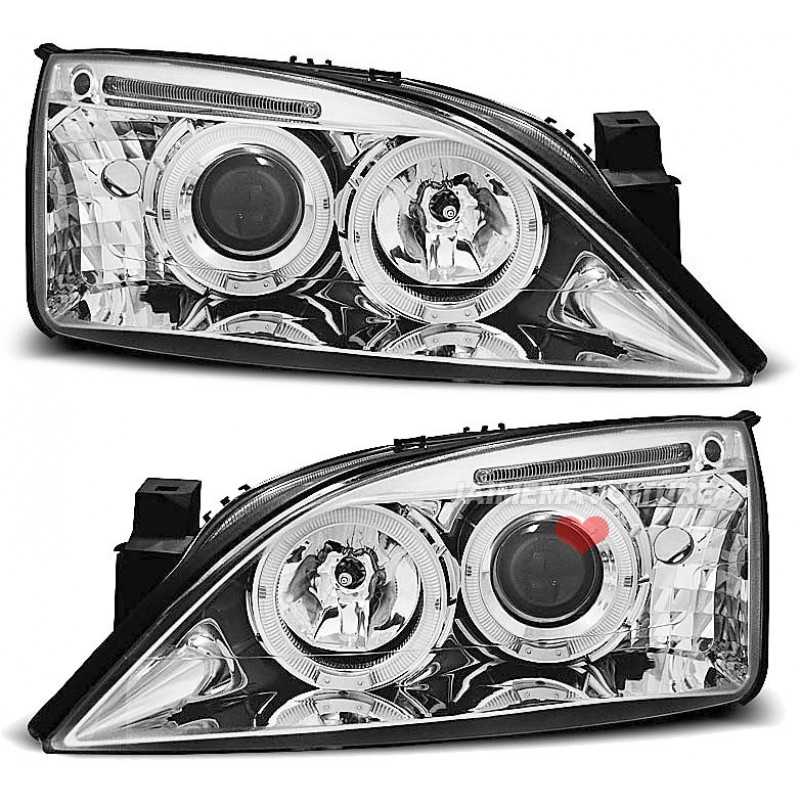 Fari Angel Eyes per Ford Mondeo 2000-2007 Jaimemavoiturett 2 - Jaimemavoiture.fr 