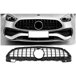 Kidney Grille Black Chrome fits on Mercedes C-Class S206 W206 up 2021 to  Sport Panamericana GT