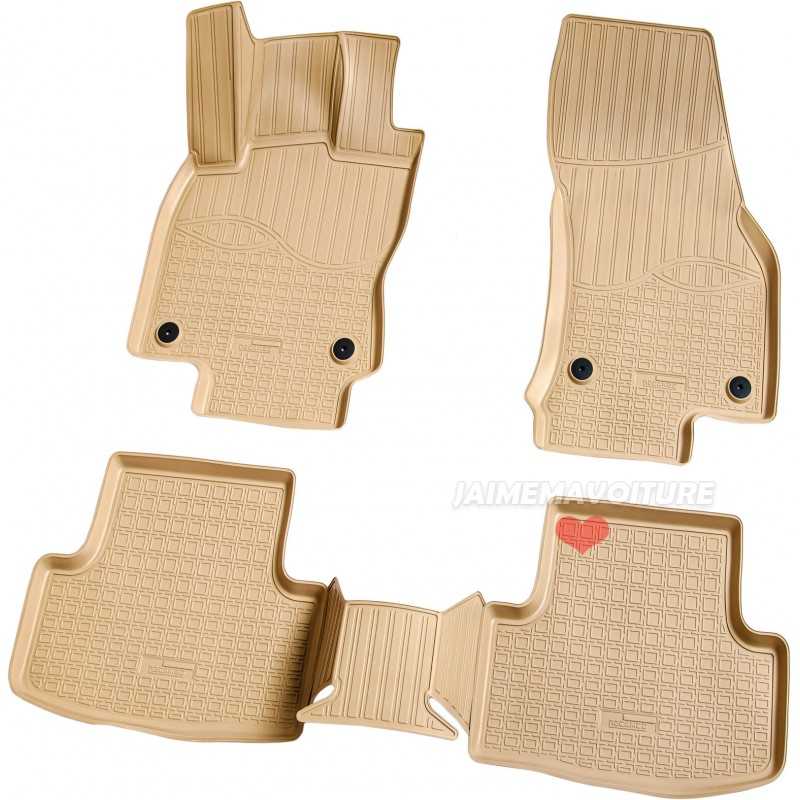 Tapis beige pour Seat Ateca 2016-2022