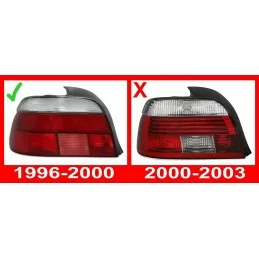 BMW E39 rear black lights