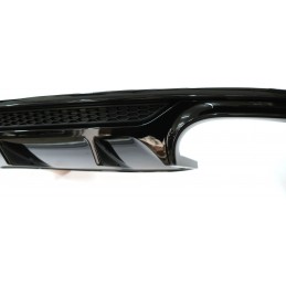 Difusor S5 look para Audi A5 Coupé / Sportback SLINE Negro Transparente