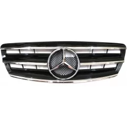Mercedes S-klass W220 kylargrill i svart och krom