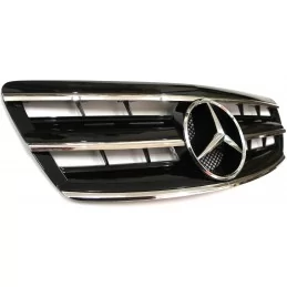 Mercedes S-klass W220 kylargrill i svart och krom