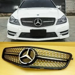 Mercedes C-klass diamantgrill W204 C180 C200 C220 C320