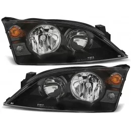 Koplampen voor Ford Mondeo MK3 Zwart 2000-2007