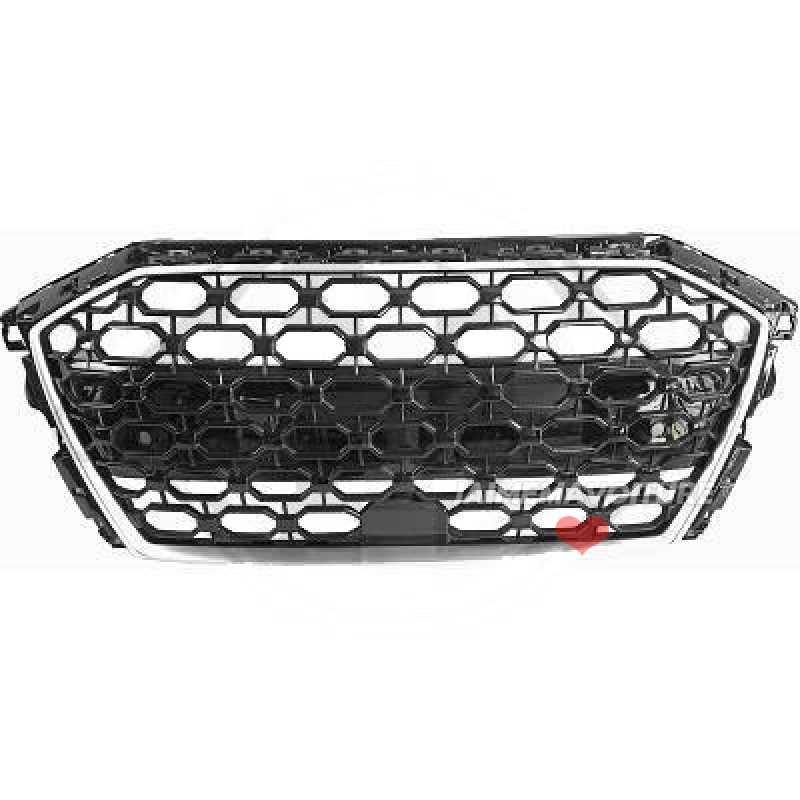 Schwarzer Kühlergrill für Audi A3 8Y Look RS3