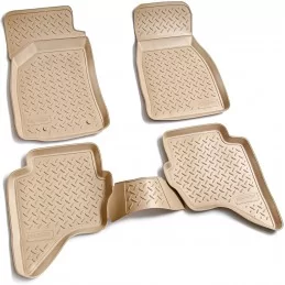 Tapis beige pour Mazda BT-50 2006-2012