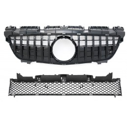 Svart Panamericana-grill Mercedes SLK R172 2011 2012 2013 2014 2015