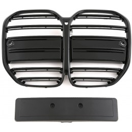 Competition M Kühlergrill in glänzendem Schwarz für BMW 4er G22 G23