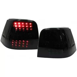 LED TUNING achterlichten Zwart gerookt voor Golf IV