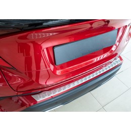 Kromat aluminiumskydd för Toyota C-HR:s bakre stötfångare