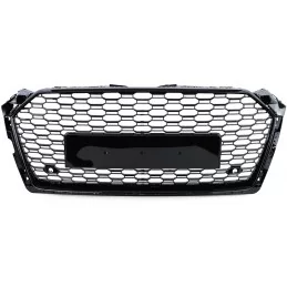 Grille de calandre pour Audi A5 2016 2017 2018 2019 look RS5 - Noire vernie