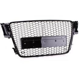 Grill i RS5-utseende för Audi A5 2007-2012 - svartlackerad