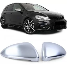 Spegelkåpor i matt aluminium för VW Golf 7