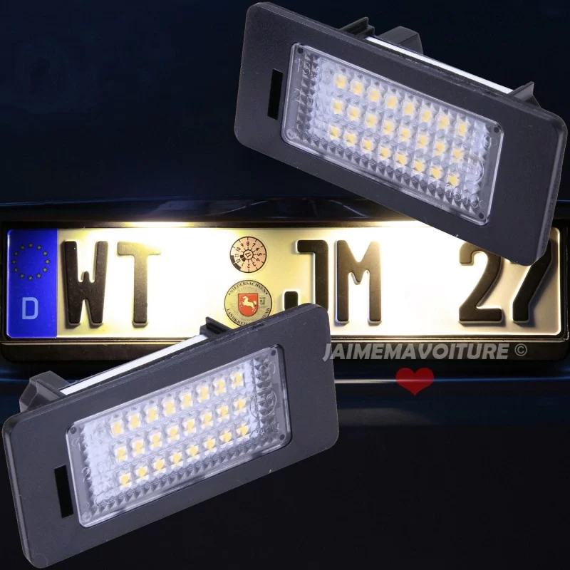 LED nummerskyltsbelysning för BMW 1-serie E82 E88 / 3-serie E90 E91 E92 E93 / E39