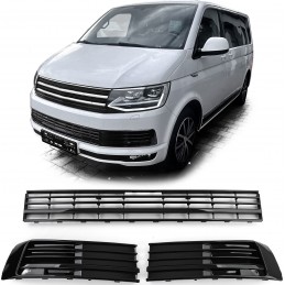 Grilles de pare-chocs avant VW T6 Multivan 2015-2019 noire