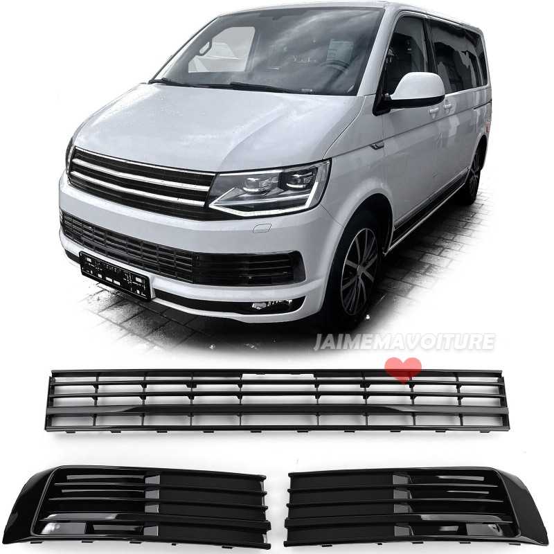 Grillar till främre stötfångare VW T6 Multivan 2015-2019 svart