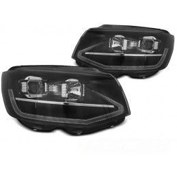 Fari anteriori a LED DYNAMIC per VW T6 2015-2019 - Nero