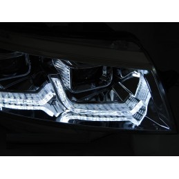 DYNAMIC LED-strålkastare fram för VW T6.1 2020-2024 - Krom