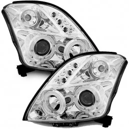 Tuninglampor med änglaljus för Suzuki Swift 2005-2010