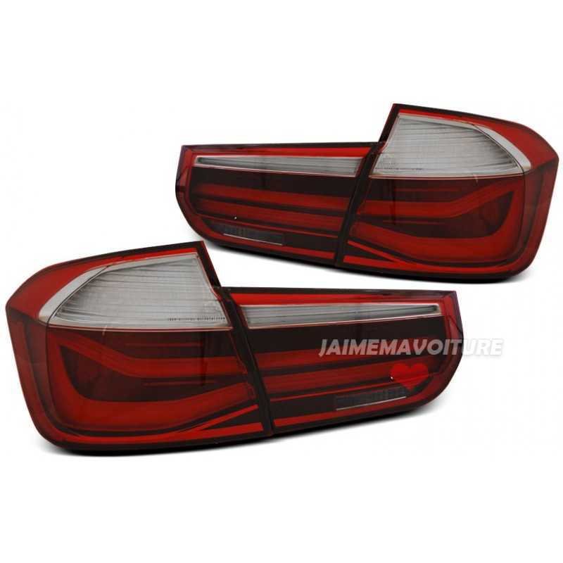 Rear lights look phase 2 for BMW 3 Series F30 2011-2015 - Smoked