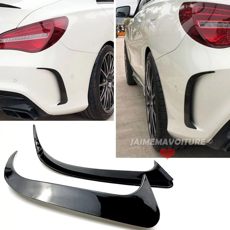 Added bumper rear CLA AMG Mercedes