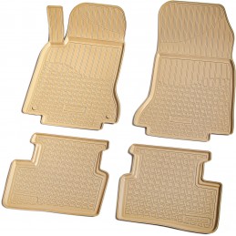 Tapis voiture pour MERCEDES CLA 2012-2019 BEIGE