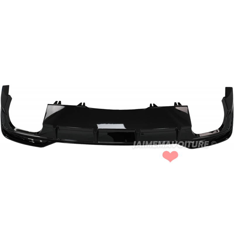 Diffusore verniciato nero per AUDI A5 F5 S-Line 2020 + Jaimemavoituredr 1 - Jaimemavoiture.fr 