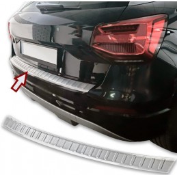 Upper aluminium rear bumper guard