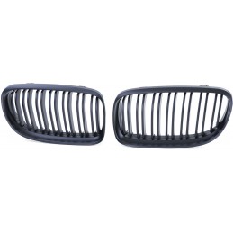 Calandre noire mate double barre pour BMW Série 3 2008-2012