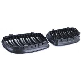 Calandre noire mate double barre pour BMW Série 3 2008-2012