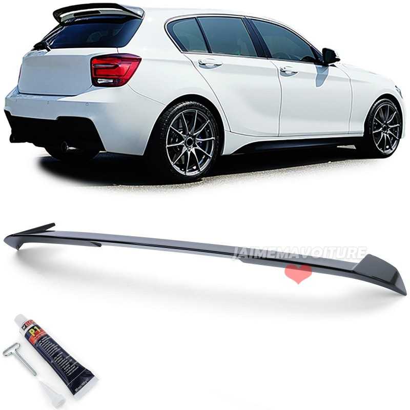 Svartlackerad spoiler för BMW 1-serie F20 F21 fas 1