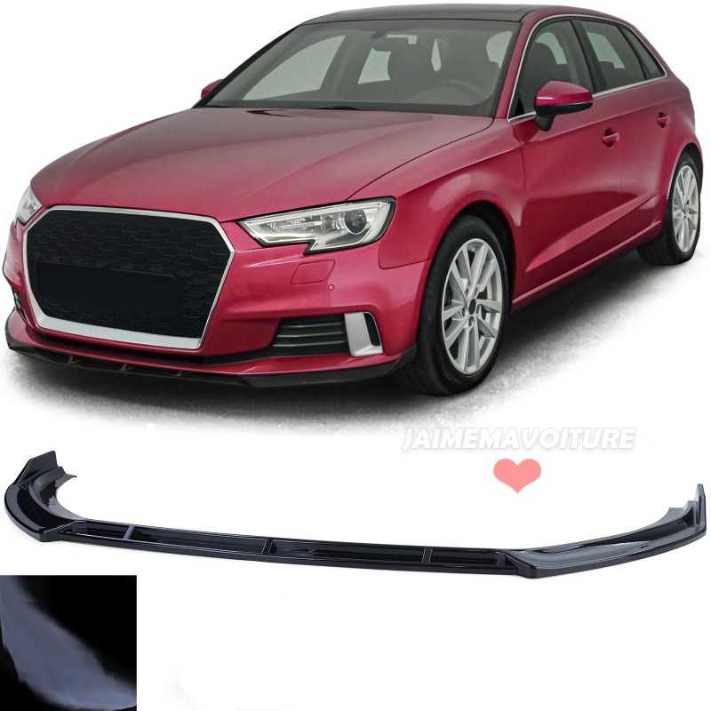 Spoiler avant pour AUDI A3 8V 2016-2020 pare chocs standard