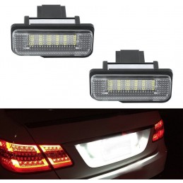 Led xenon plaque immatriculation pour Mercedes Classe E 2002-2009