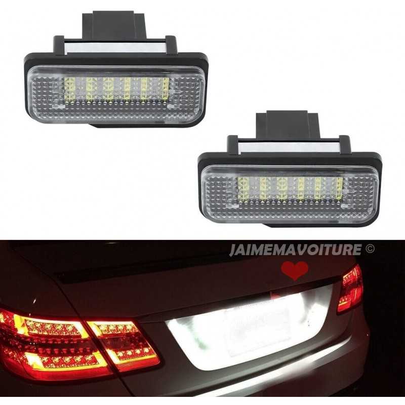 Led xenon plaque immatriculation pour Mercedes Classe E 2002-2009